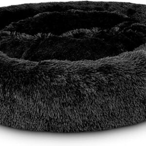 Dog Bed Donut Soft Large Plush Cat Beds For Calming Pet Anti Anxiety Washable xl