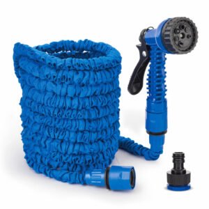 Expandable Garden Hose Pipe Anti Kink With 7 Function Water Spray Gun Magic Hose