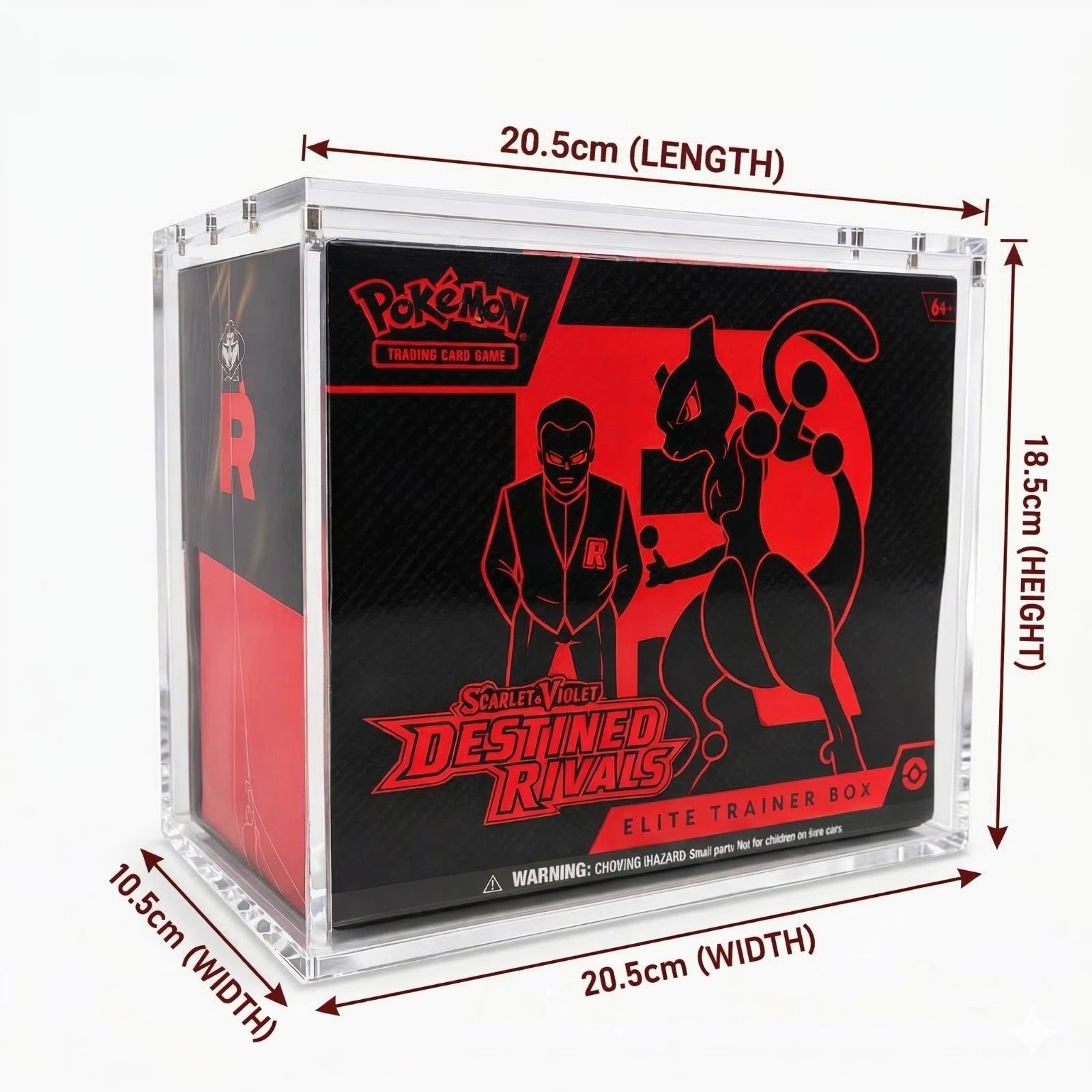 Pokemon Elite Trainer Box ETB Acrylic Case Magnetic Anti UV Display - Image 2