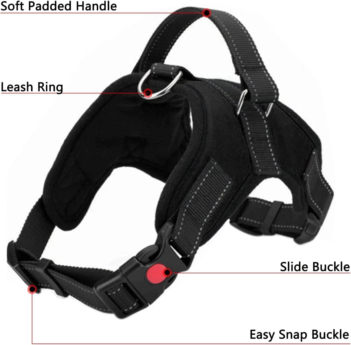 Dog Harness No Pull For Small Medium Large Dogs Anti Pull Strong And Adjustable - Image 2