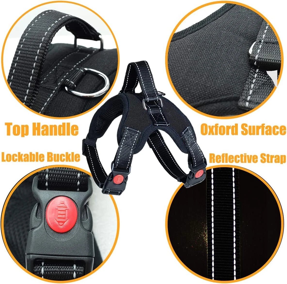 Dog Harness No Pull For Small Medium Large Dogs Anti Pull Strong And Adjustable - Image 5