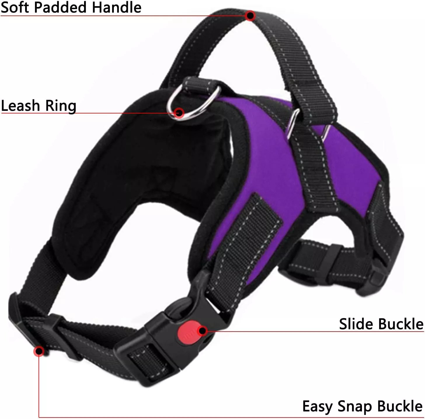 Dog Harness No Pull For Small Medium Large Dogs Anti Pull Strong And Adjustable - Image 42