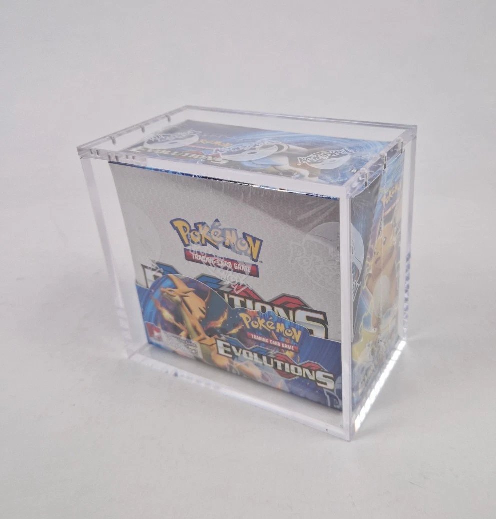 Pokemon TCG Booster Box Acrylic Case Magnetic Display Anti UV Protector Clear - Image 6