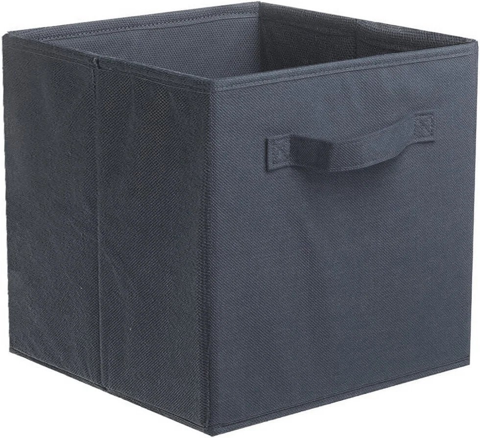 X4 Cube Storage Boxes Fabric Box Organiser Foldable Collapsible Canvas Basket - Image 20