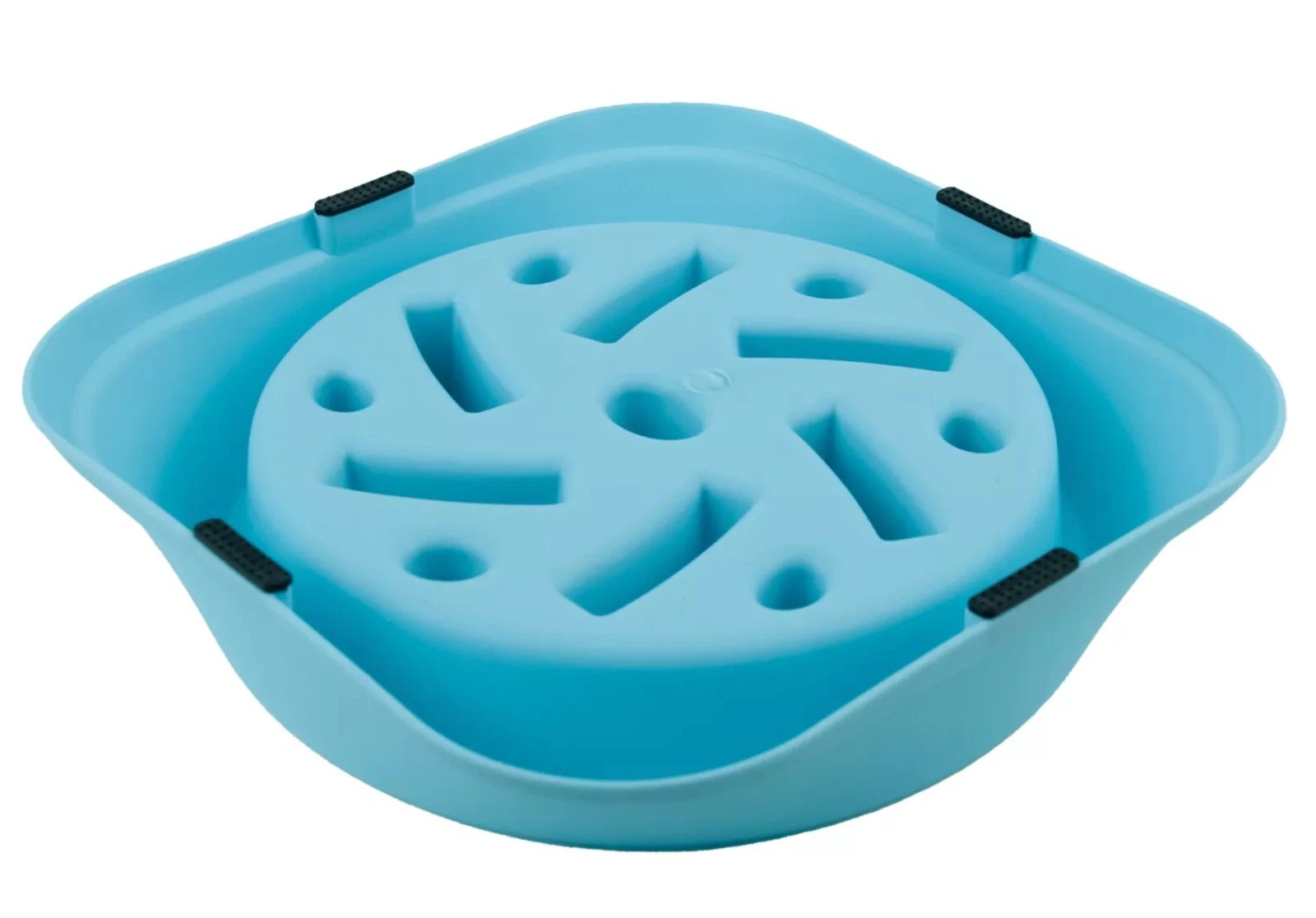Dog Bowl Slow Feeder Pet Bowl Anti Bloating Anti Slip Feet Interactive Feed Dish - Image 2