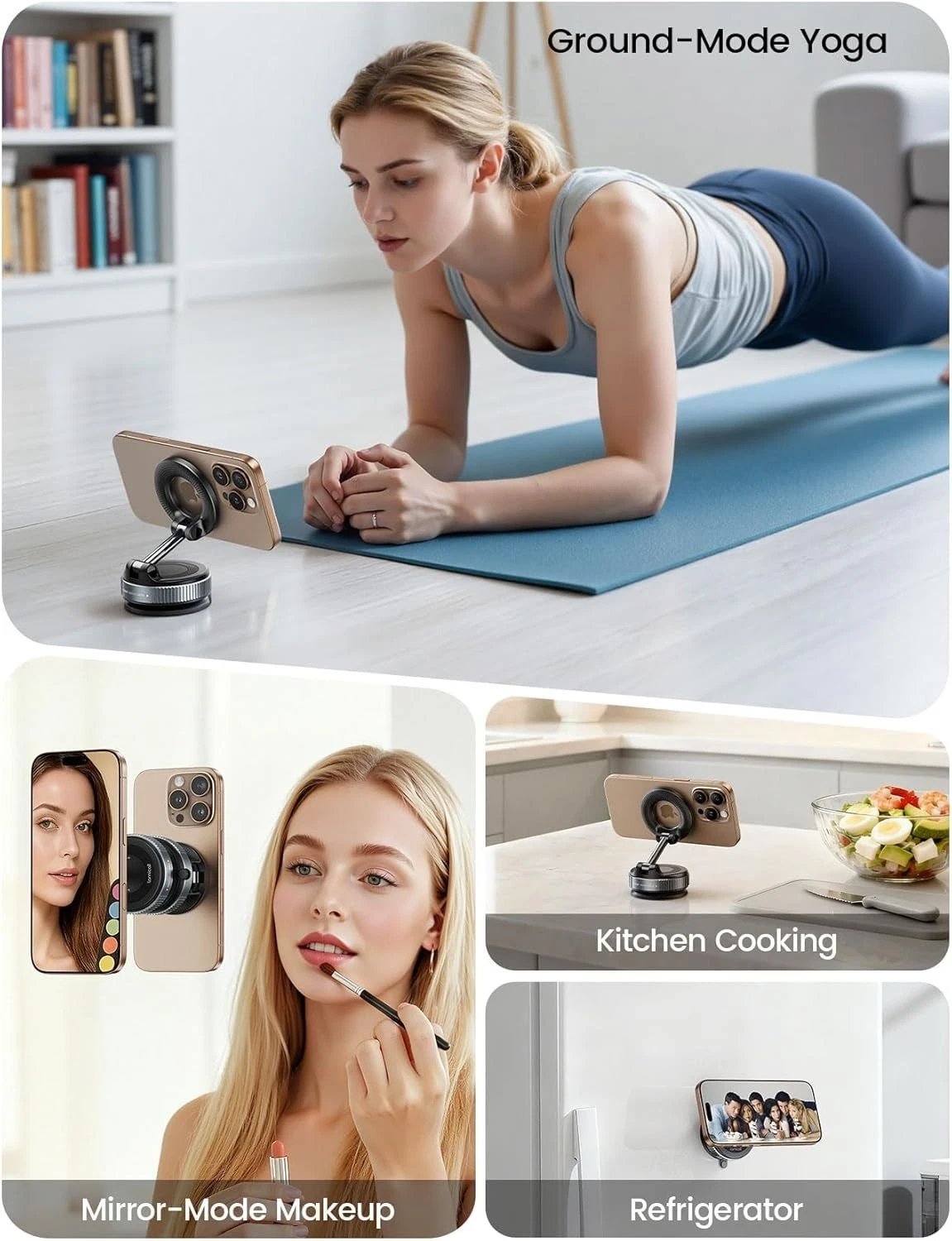 Magnetic Phone Holder For Car Magsafe Mount Magnet Rotating Suction In Mobile - Image 5