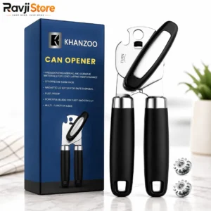 Tin Can Opener Easy Soft Grip for Arthritis Hands – Heavy Duty Stainless Steel